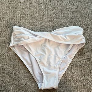 Shekin White Bathing Suit Bottom
